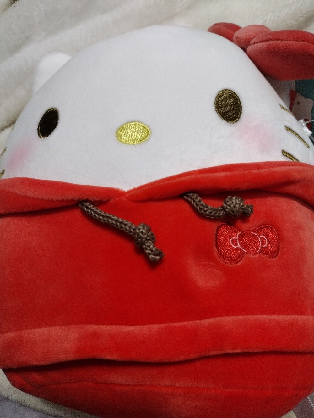Hello Kitty In Red Sweatshirt New Approx 8"
